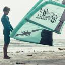 F-One Bandit S4 2023 Kite Wave 9m: Flame / Mint