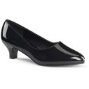 FAB-420 Black Faux Leather Pump 13