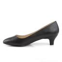 FAB-420 Black Faux Leather Pump 13
