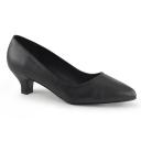 FAB-420 Black Faux Leather Pump 13