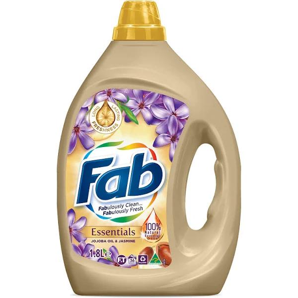 Fab Essential Oils Laundry Detergent Liquid Jasmine 1.8L