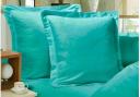 Fabric Fantastic Diamond Pintuck Super King Size Quilt/Doona/Duvet Cover Set - Teal