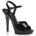 Fabulicious LIP-109 Black/Black Size 12
