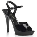 Fabulicious LIP-109 Black/Black Size 12