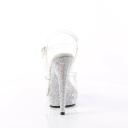 Fabulicious SULTRY-608DM Clear/Silver Multi Rhinestone Size 14
