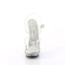 Fabulicious SULTRY-608SDT Clear/Clear Size 7