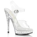 Fabulicious SULTRY-608SDT Clear/Clear Size 9