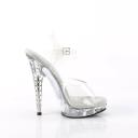 Fabulicious SULTRY-608SDT Clear/Clear Size 9