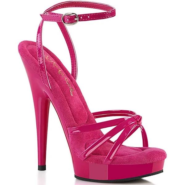 Fabulicious SULTRY-638 Hot Pink Patent/Hot Pink Size 12