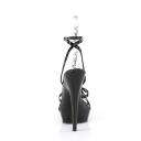 Fabulicious SULTRY-638 Rose Gold Metallic Pu/Rose Gold Chrome Size 7