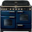 Falcon Classic Deluxe 90cm Dual Fuel Cooker - Olive and Brass