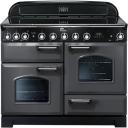 Falcon Classic Deluxe 90cm Dual Fuel Cooker - Olive and Brass