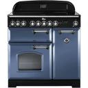 Falcon Classic Deluxe 90cm Dual Fuel Cooker - Olive and Brass