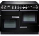 Falcon Classic Deluxe 90cm Dual Fuel Cooker - Racing Green and Chrome
