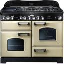 Falcon Classic Deluxe 90cm Dual Fuel Cooker - Racing Green and Chrome