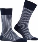 Falke Blue Oxford Stripe Socks