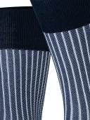 Falke Blue Oxford Stripe Socks