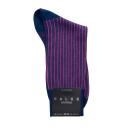 Falke Blue Oxford Stripe Socks