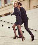 Falke Blue Oxford Stripe Socks