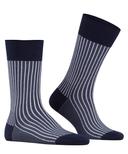 Falke Blue Oxford Stripe Socks