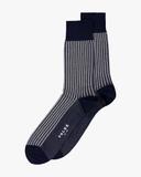 Falke Blue Oxford Stripe Socks