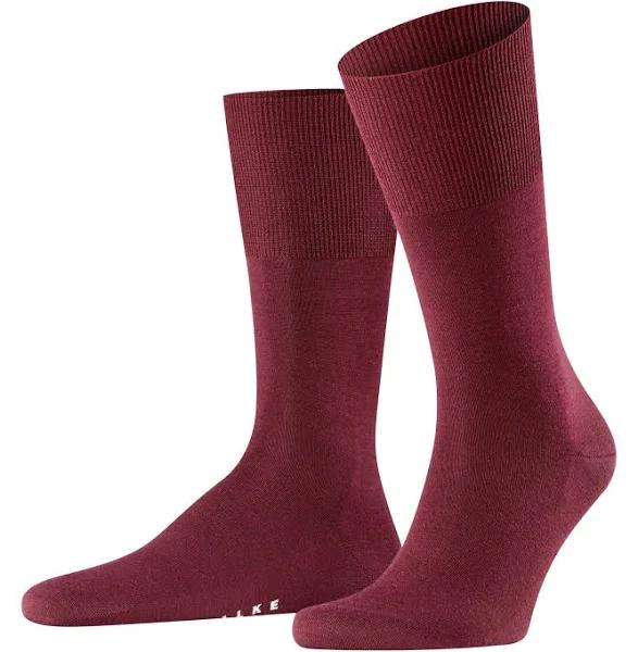 Falke Burgundy Barolo Airport Midcalf Socks