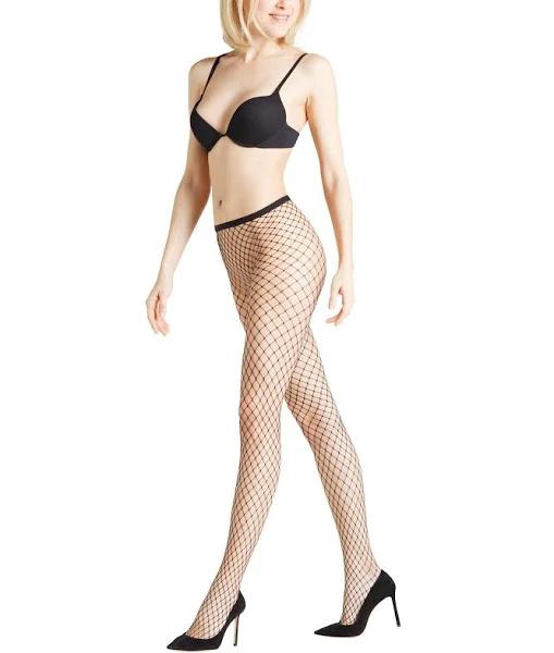 Falke Classic Net Tights - Black - L