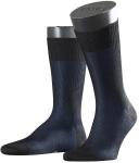 Falke Fine Shadow Socks - Black/Blue - Small