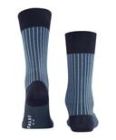 Falke Navy Oxford Stripe Socks