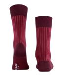 Falke Oxford Stripe Socks - Barolo Red Small