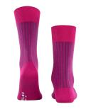 Falke Oxford Stripe Socks - Berry Pink Extra Large