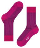 Falke Oxford Stripe Socks - Berry Pink Small