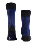 Falke Oxford Stripe Socks - Black/Blue Large