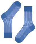 Falke Oxford Stripe Socks - Linen Blue Extra Large