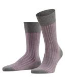 Falke Shadow Midcalf Socks - Grey/Rose Pink Small