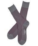Falke Shadow Midcalf Socks - Grey/Rose Pink Small
