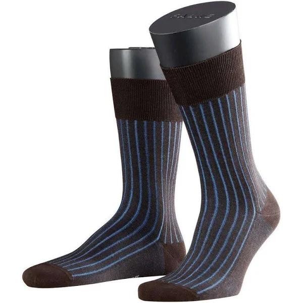 Falke Shadow Socks - Brown/Blue - Small