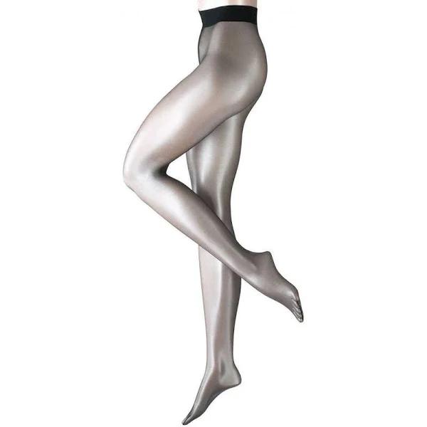 Falke Shelina 12 Denier Ultra-transparent Shimmer Tights - Black