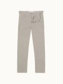 Fallon Stretch-cotton - Seal Grey Tailored Fit Stretch-cotton Chinos