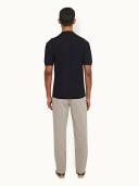 Fallon Stretch-cotton - Seal Grey Tailored Fit Stretch-cotton Chinos