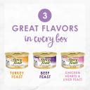 Fancy Feast Poultry & Beef Sliced Collection Cat Food Cans 85g