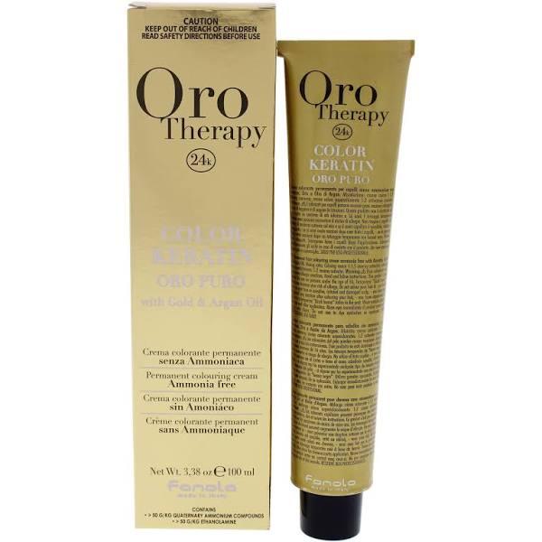 Fanola Oro Therapy Color Keratin - 6-5 Dark Blonde Mahogany - 3.38 oz Hair Color