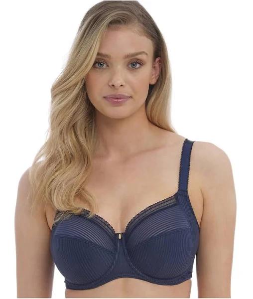 Fantasie Fusion Bra Full Coverage Side Support Blue | FL3091NAY | Poinsettia - 34FF Navy