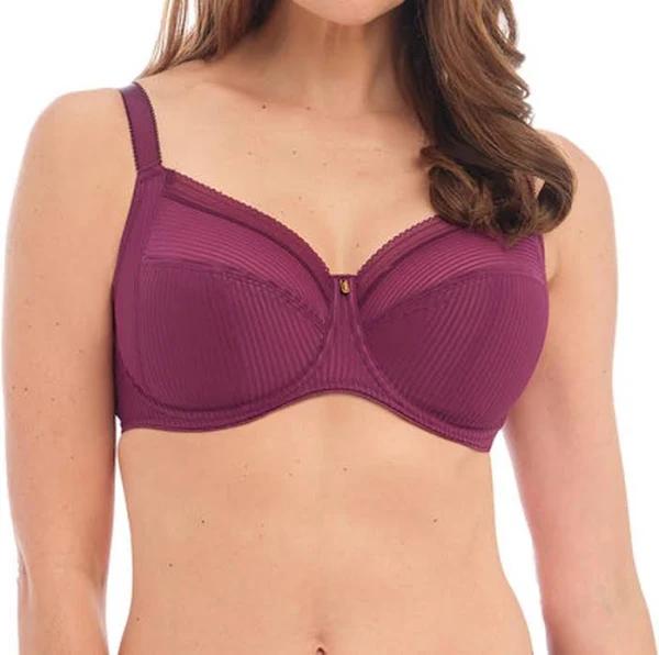 Fantasie Fusion Underwired Full Cup Side Support Bra - Black Cherry - 10g Black Cherry