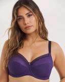 Fantasie Fusion Underwired Full Cup Side Support Bra - Blackberry - 8F