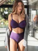 Fantasie Fusion Underwired Full Cup Side Support Bra - Blackberry - 8F