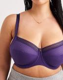 Fantasie Fusion Underwired Full Cup Side Support Bra - Blackberry - 8F