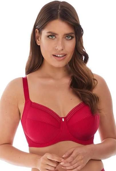 Fantasie Fusion Underwired Full Cup Side Support Bra - Red - 12H Red