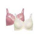 Fayreform Coral Underwire Bra Twin Pack F194-8030 Foxglove/Egret