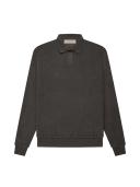 Fear of God Essentials LS Polo Off Black